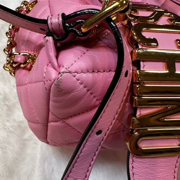 Moschino Pink Quilted Women's back Bag-with dust bag - Picture 6 of 16